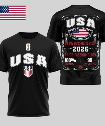 United States , Premium Wc26 Pride Passion Glory 3D Shirt