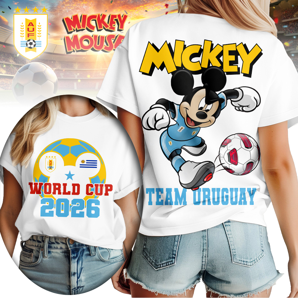 Uruguay , Premium Wc26 Mickey Women Shirt