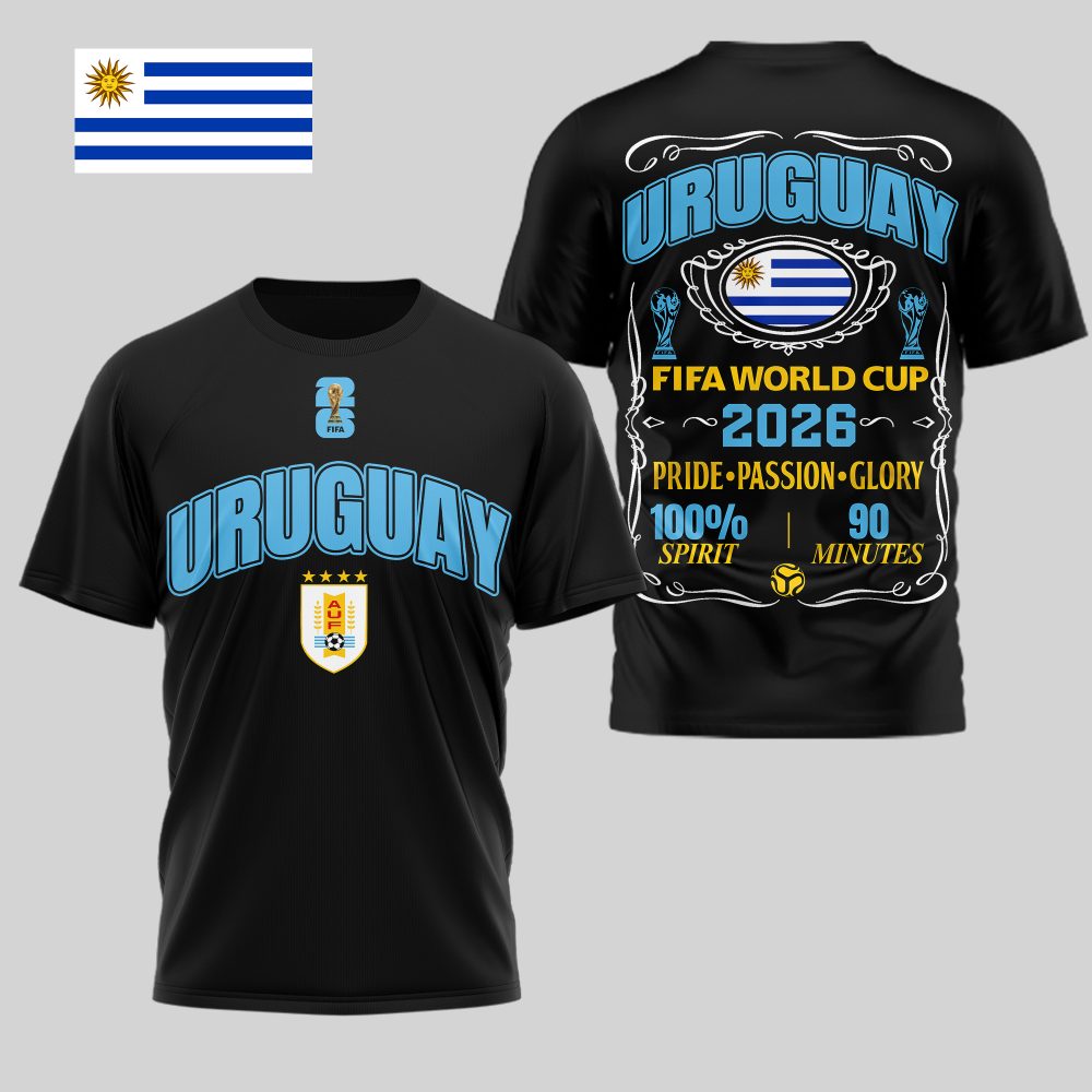 Uruguay , Premium Wc26 Pride Passion Glory 3D Shirt