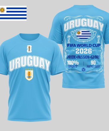 Uruguay , Premium Wc26 Pride Passion Glory 3D Shirt