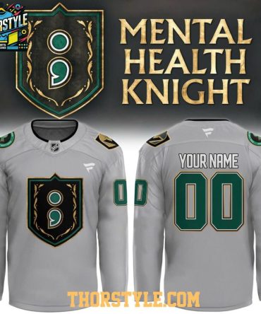Vegas Golden Knights X Mental Health Night 2026 Grey Hockey Jersey