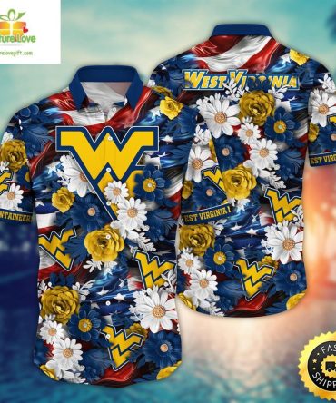 West Virginia Mountaineers Ncaa2 Hawaii Shirt Independence Day