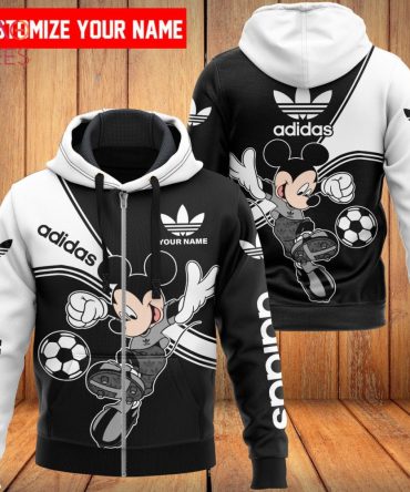 Adidas Mickey Mouse Luxury 3D Hoodie Limited Edition