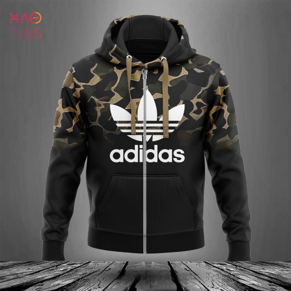 Adidas Army Camouflage Luxury Hoodie Limited Edition