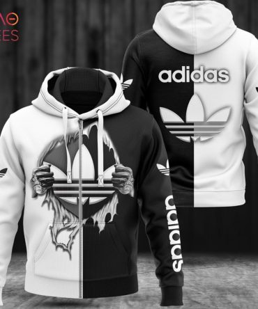 Adidas Luxury Brand Big Logo 3D Hoodie Pod Design