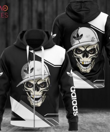 Adidas Skullcap Luxury Brand 3D Hoodie Pod Design