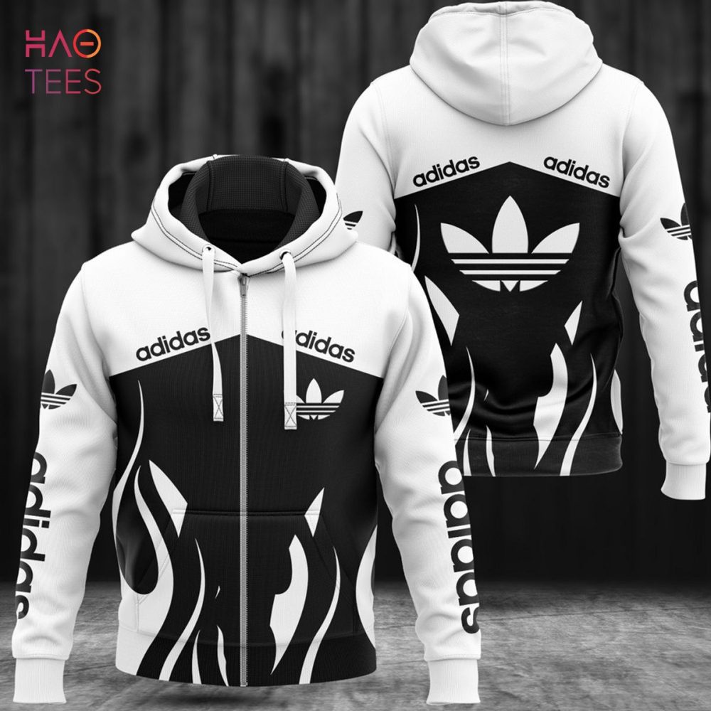 Adidas Luxury Brand Hoodie Basic Color Limited Edition