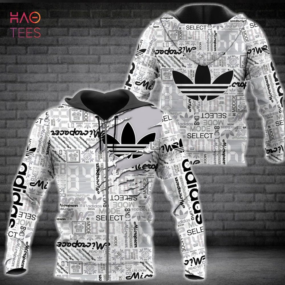 Adidas Black Logo Luxury Brand Hoodi Pod Design