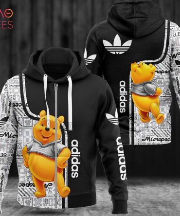 Adidas Winnie Pood 3D Hoodie Luxury Brand Limited Edition