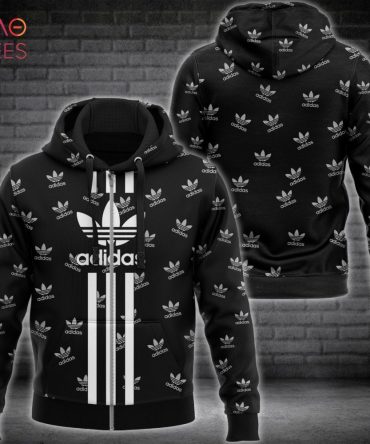 Adidas Full Printing Logo Luxury Hoodie Limited Edition