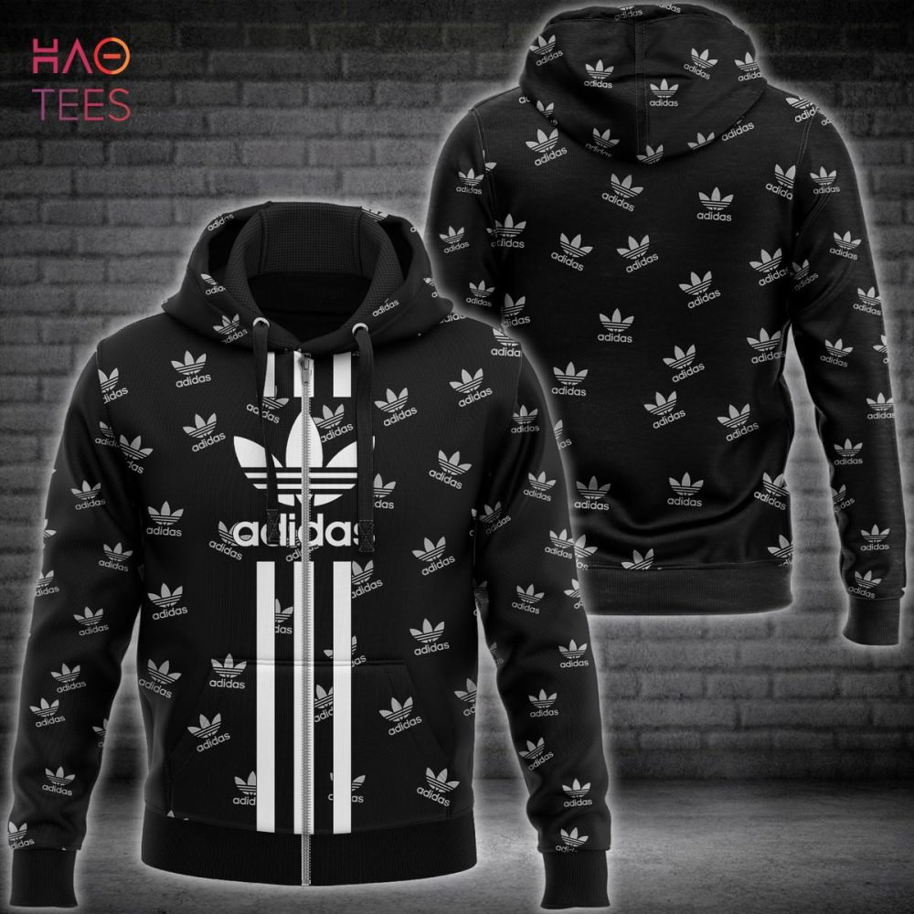 Adidas Full Printing Logo Luxury Hoodie Limited Edition