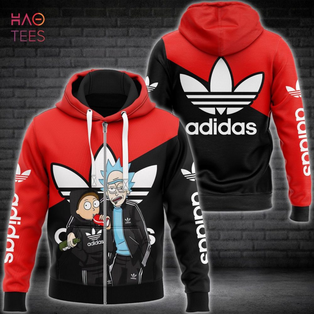 Adidas Rick And Morty Luxury 3D Hoodie Limited Edition