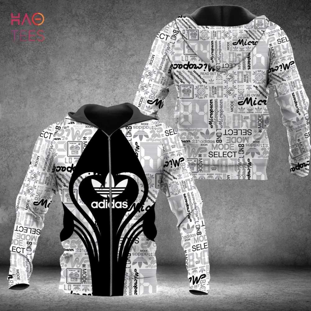 Adidas Full Pattern Luxury 3D Hoodie Limited Edition