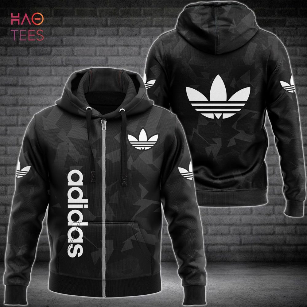 Adidas Luxury Brand Dark Color Hoodie Limited Edition