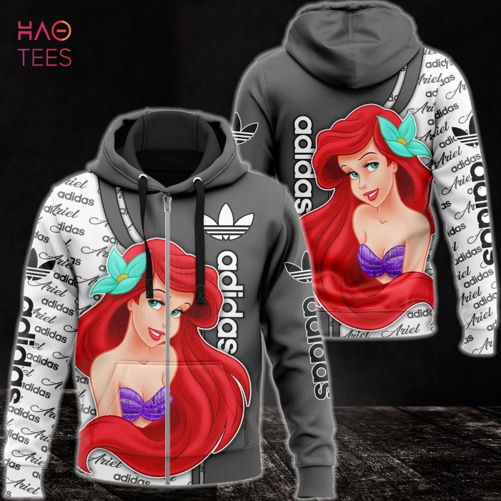Adidas Mermaid Ariel Luxury 3D Hoodie Limited Edition
