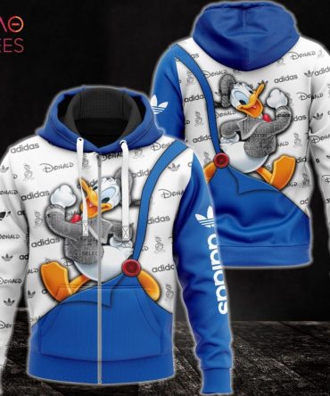 Adidas Donal Duck Luxury 3D Hoodie Limited Edition