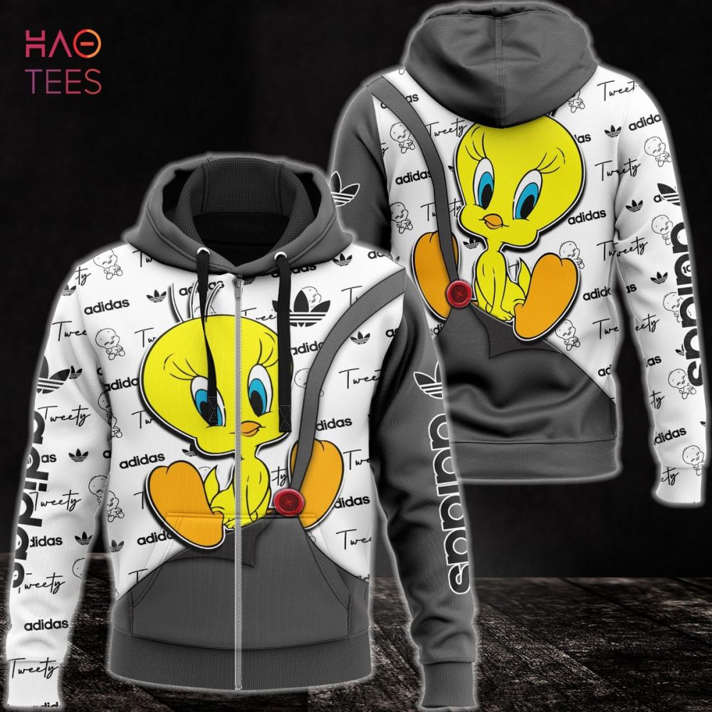 Adidas Tweety Bird Luxury 3D Hoodie Limited Edition