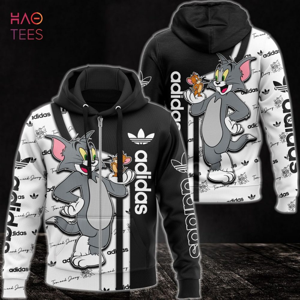Adidas Tom And Jerry Cartoon Luxury 3D Hoodie Limited Edition
