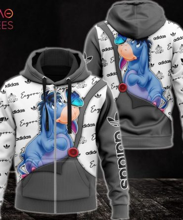 Adidas Eeyore Luxury 3D Hoodie Limited Edition