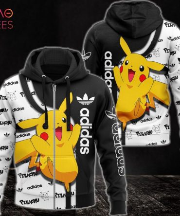Adidas Pikachu Luxury 3D Hoodie Pod Design