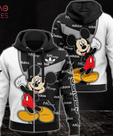 Adidas Diney Mickey Cartoon Luxury 3D Hoodie Limiteed Edition