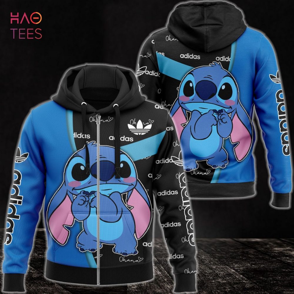 Adidas Blue Mix Black Luxury 3D Hoodie Pod Design