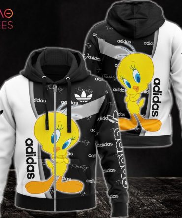 Adidas Cartoon Tweety Luxury 3D Hoodie Limited Edition