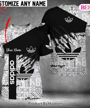 Adidas Brand Customize Name 3D T-Shirt Limited Edition