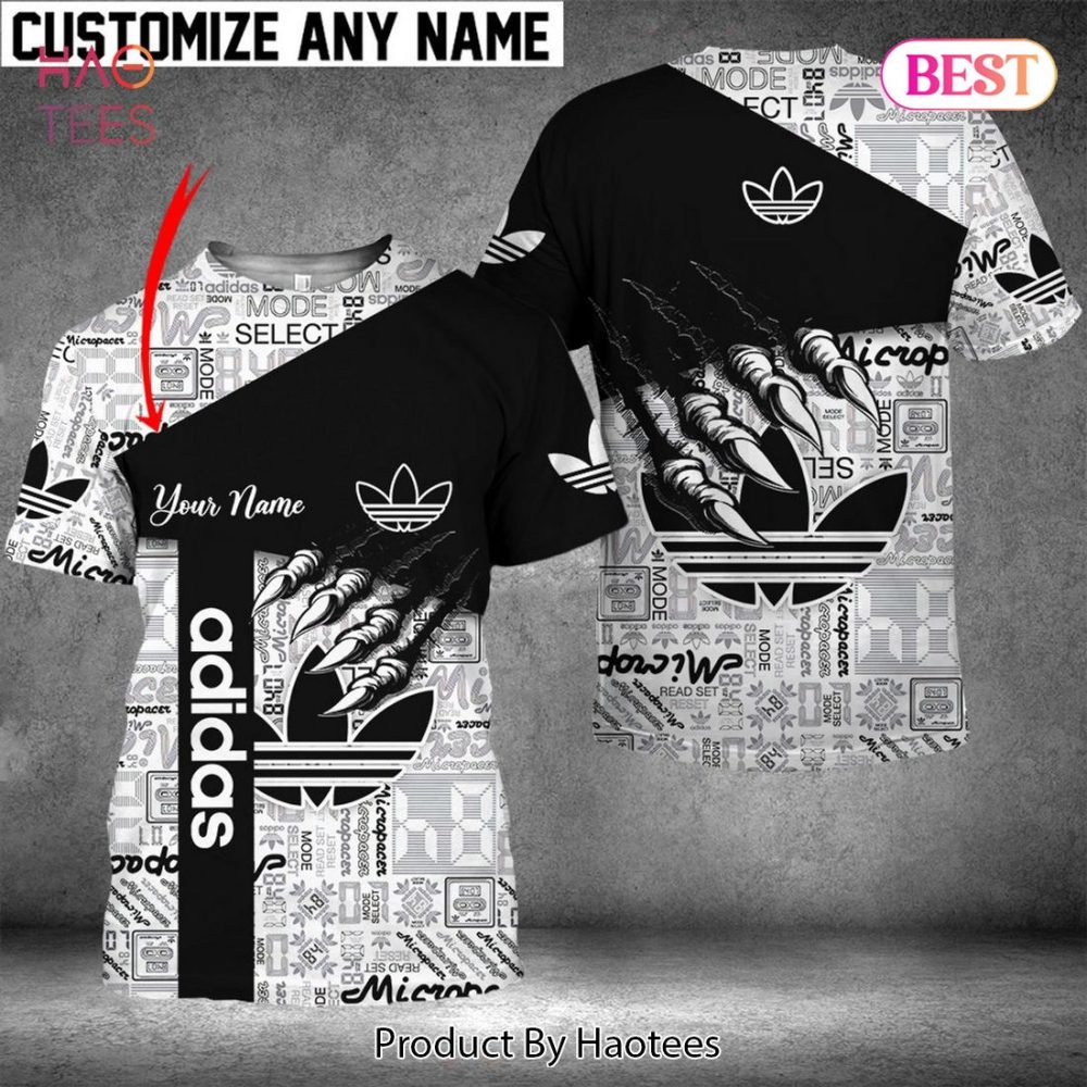 Adidas Brand Customize Name 3D T-Shirt Limited Edition