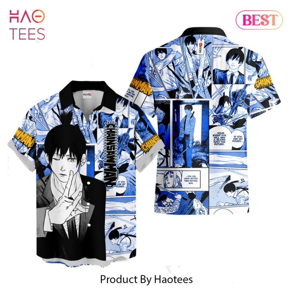 Aki Hayakawa Hawaiian Shirts Custom Anime Merch Clothes For Men Women