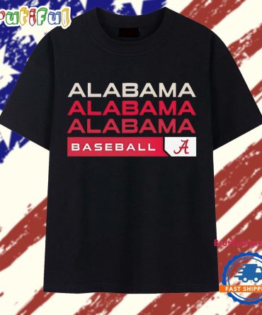 Alabama Crimson Tide College Baseball Hype 2026 Logo T Shirt