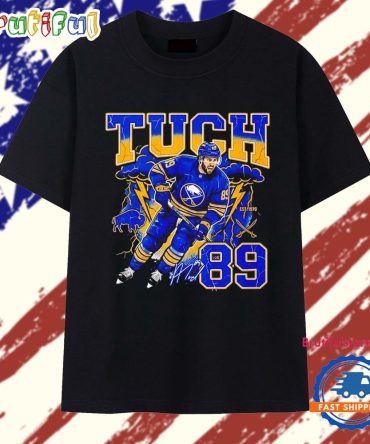 Alex Tuch Buffalo Sabers 89 Graphic Signature T Shirt