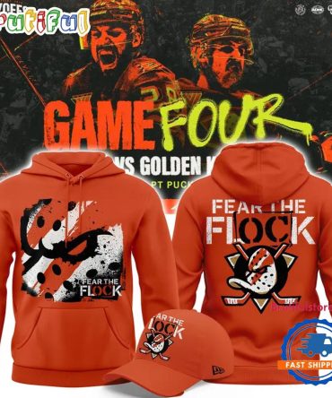 Anaheim Ducks 2026 Fear The Flock Playoff Game 4 Hoodie