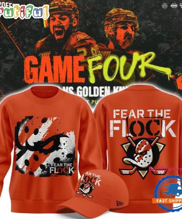 Anaheim Ducks 2026 Fear The Flock Playoff Game 4 Sweatshirt