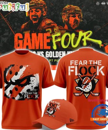 Anaheim Ducks 2026 Fear The Flock Playoff Game 4 T Shirt