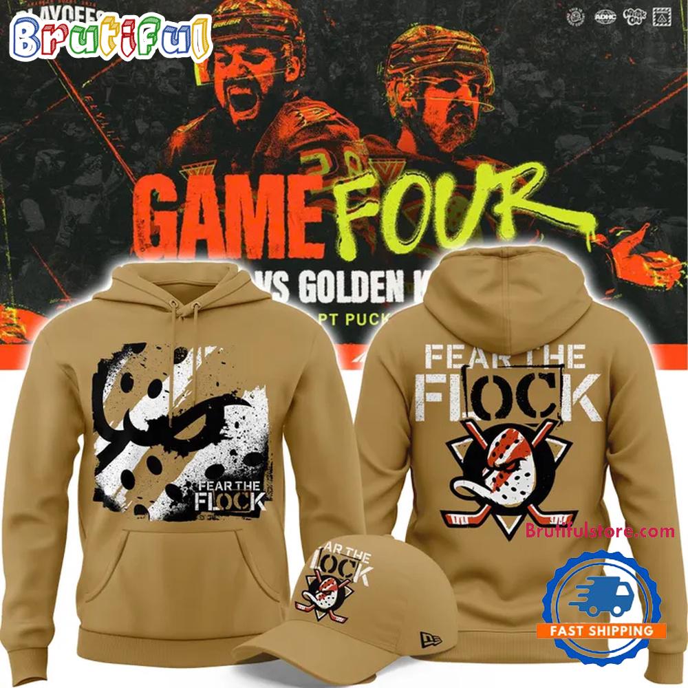 Anaheim Ducks 2026 Fear The Flock Playoff Limited Edition Hoodie