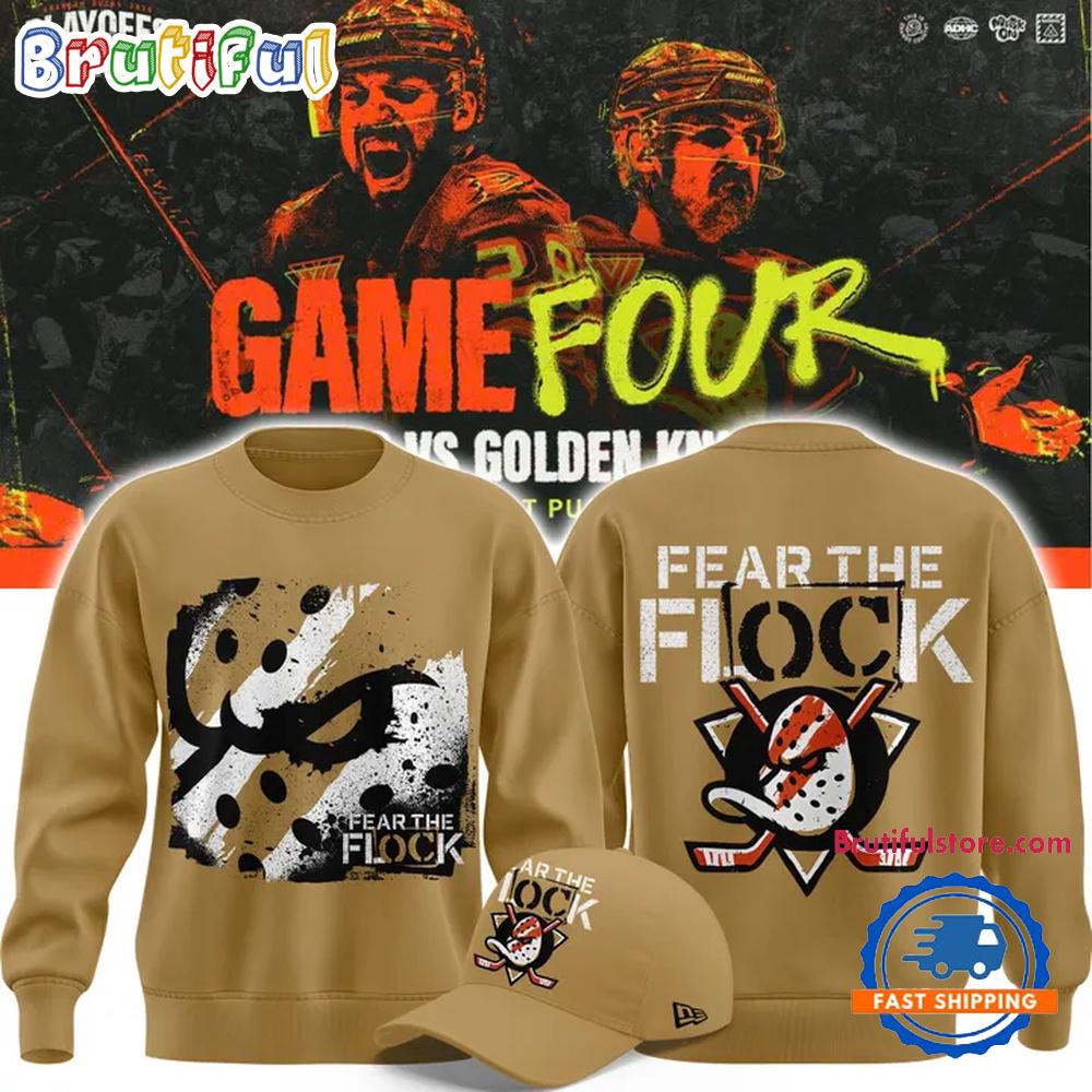 Anaheim Ducks 2026 Fear The Flock Playoff Limited Edition Sweatshirt
