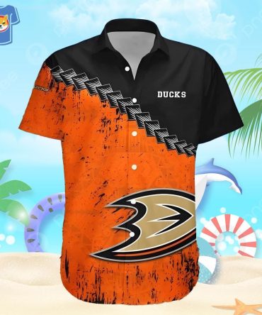 Anaheim Ducks Hawaiian Shirt Beach Gift For Dad
