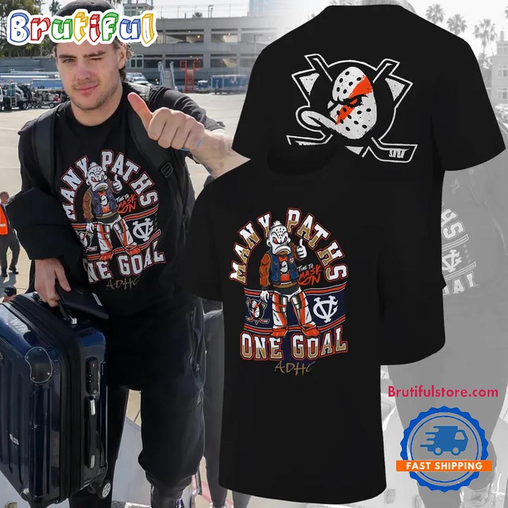 Anaheim Ducks Many Paths One Goal Limited Edition T Shirt