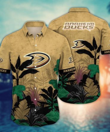 Anaheim Ducks Nhl Hawaiian Shirt Beach Season Aloha Shirt