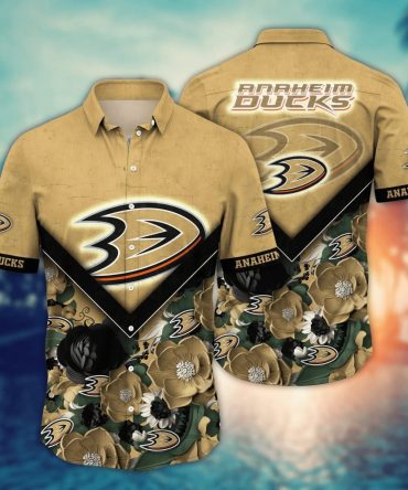 Anaheim Ducks Nhl Hawaiian Shirt Custom Festivals Pitch Sport Shirts