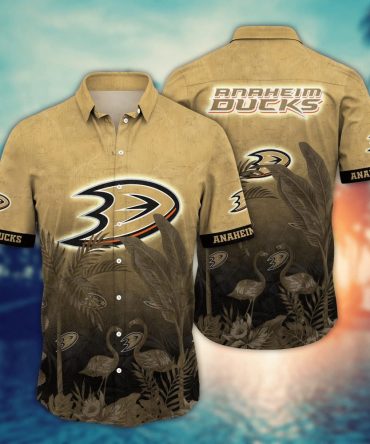 Anaheim Ducks Nhl Hawaiian Shirt Getawaystime Aloha Shirt