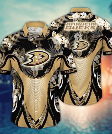 Anaheim Ducks Nhl Hawaiian Shirt Heat Tournament Play Shirts