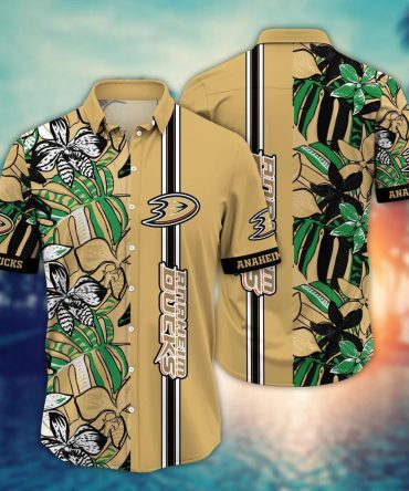 Anaheim Ducks Nhl Hawaiian Shirt Sunburn Aloha Shirt
