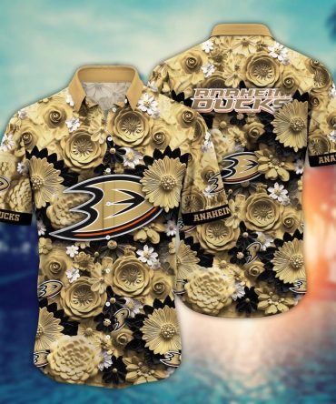 Anaheim Ducks Nhl Hawaiian Shirt Trending For This Summer Customize Shirt Any Team