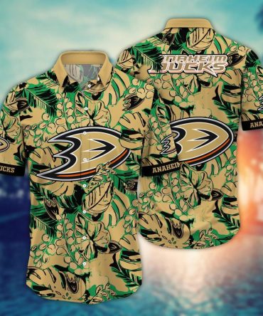 Anaheim Ducks Nhl Hawaiian Shirt Warm Season Aloha Shirt