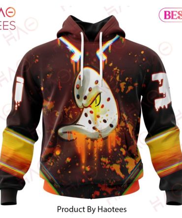 Anaheim Ducks Specialized Jersey For Halloween Night Hoodie