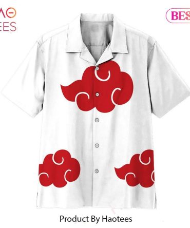 Anime Naruto Shippuden White Akatsuki Custom Hawaii Shirt Anime Shirt For Men Women