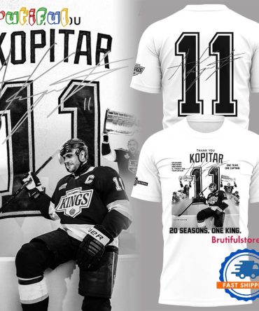 Anze Kopitar Los Angeles Kings 20 Seasons One King T Shirt