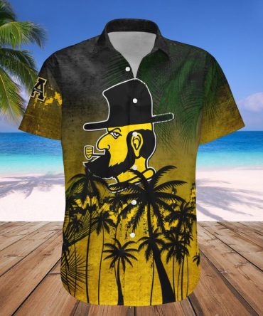 Appalachian State Mountaineers Hawaii Shirt Coconut Tree Tropical Grunge – Ncaa